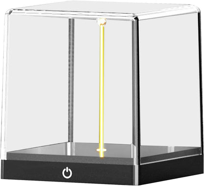 Rechargeable Magnetic Night Light Modern LED Touch Table Lamp for Bedroom Living Room Study Wall Decoration Portable Ambient Lighting Accessory Home Elegant Gift