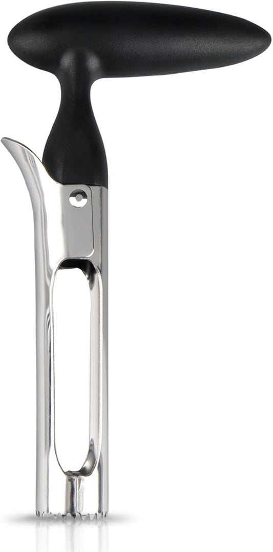 Apple Corer - Stainless Steel Fruit Core Remover Tool for Apples, Pears - Easy to Use, Durable, and Dishwasher Safe with Sharp Serrated Blade - Kitchen Gadget for Home & Baking