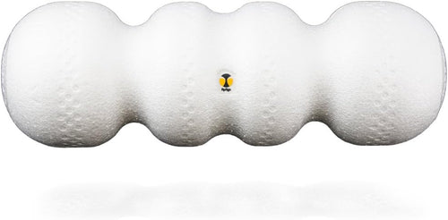 Rollga Basic - The Better Foam Roller for Flexibility, Muscle Recovery, Back & Neck Massage, Exercise (White)