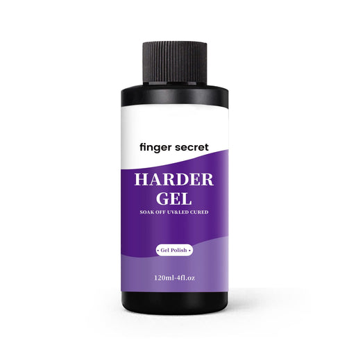 finger secret Harder Gel120ml,Harder Gel for Nails,Builder Gel for Nails,Nail Strengthener Nail Extension Hard Gel for Nail Care Repair Soak Off Nail Lamp Required