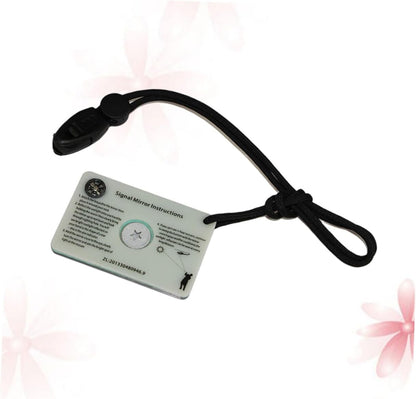 BESPORTBLE Tools Multi-Function Signal Mirror Reflective Mirror Survival Mirror Reflector Outdoor Accessories