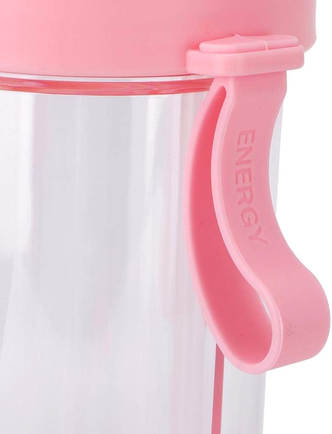 Creative Water Cup, 600ml One Cup of Two Different Drinks Two Straws Couple Portable Coffee and Water Bottle 2 in 1 Split Cups for Drinks Outdoor Drinking Cup for Camping Hiking Travel Office