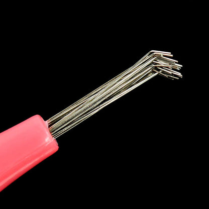 Hair Brush Cleaner, Small Cleaning Tool, PVC Wire Rake with Handle, Easy Dust and Lint Removal, Design, Ideal for Haircut Styling, Barber Use, and Daily Grooming Accessories, 9x1.7cm