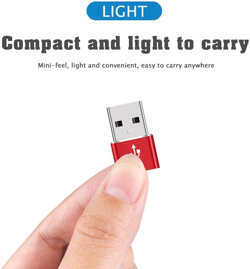 Niome USB A Male to Type C Female Adapter Converter Connector Support Charging Data Transfer