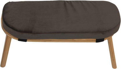 Gtouse Meditation Bench Outdoor Foldable Ergonomic Meditation Stool with Cushion Bamboo Meditation Bench Kneeling Prayer Bench for Seiza, Zen and Yoga