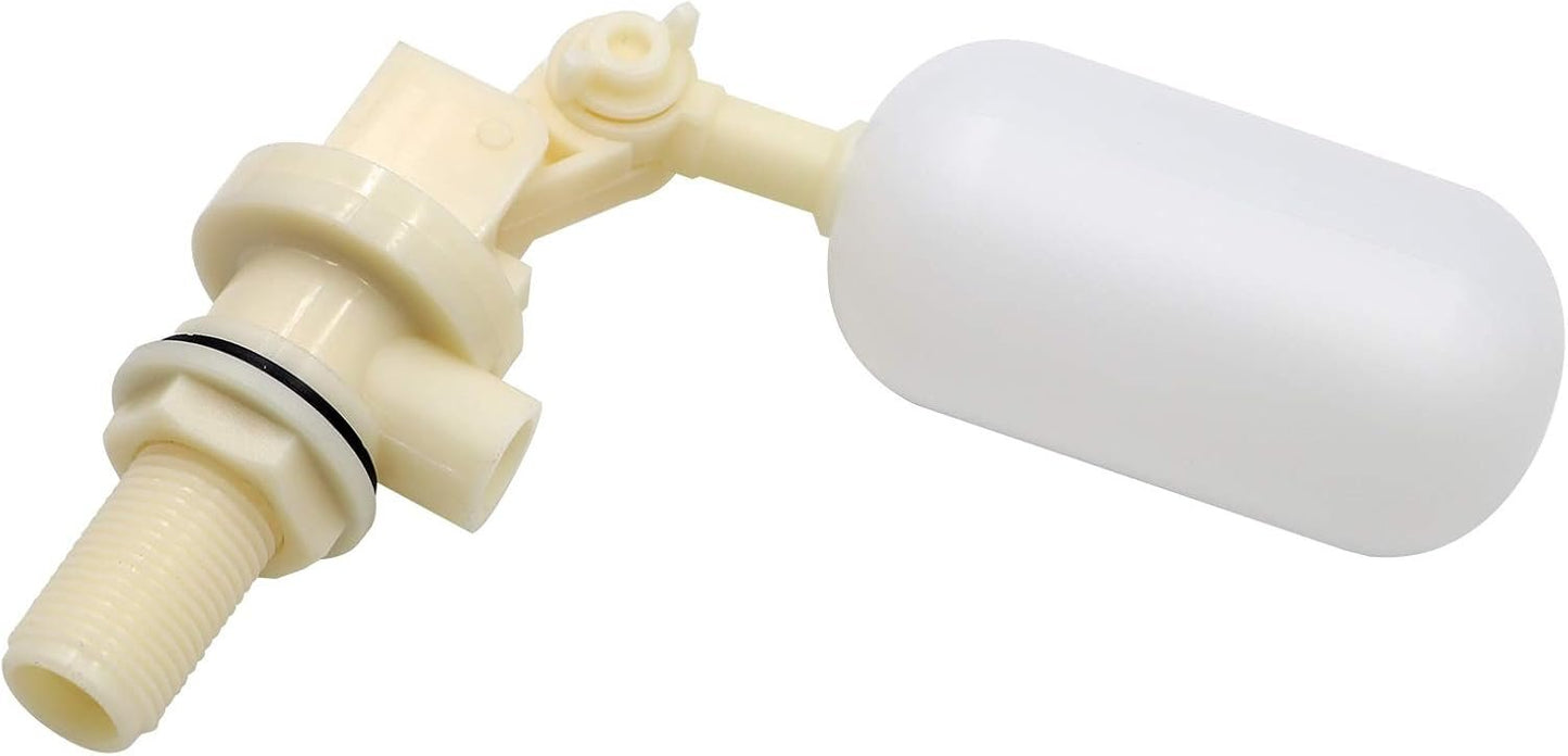 MUDUOBAN 2 Pack Float Valve 1/2 Inch Water Float Ball Valve with Adjustable Arm Filter for Water Trough,Water Tank,Pool,Pond,Fountain,Automatic Waterer Bowl Dog Horse Goat Sheep Pig
