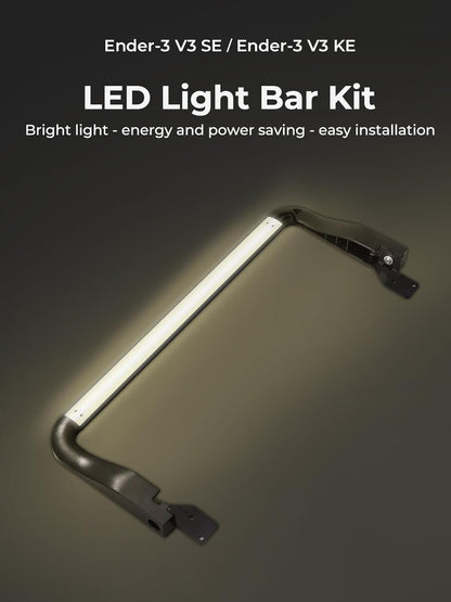 Creality LED Light Bar Kit for Ender-3 V3 KE Original & SE 3D Printer Upgrade, Energy Efficient, Long-Lasting, Easy Install, Comfortable Light Quality, Safe Design