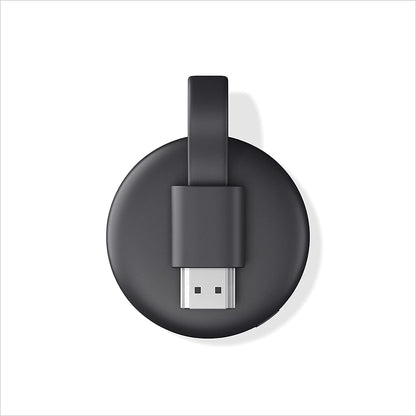 Google Chromecast - Streaming Device with HDMI Cable - Stream Shows, Music, Photos, and Sports from Your Phone to Your TV with Extra Cable- Charcoal