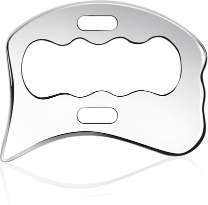 Rylpoint Guasha Massage Tool, Grade Stainless Steel Scraping Tool for Soft Tissue Upgrade Physical Therapy Stuff,Used for Back, Legs, Arms,Neck,Shoulder, Gua sha Tool