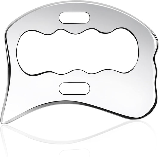 Rylpoint Guasha Massage Tool, Grade Stainless Steel Scraping Tool for Soft Tissue Upgrade Physical Therapy Stuff,Used for Back, Legs, Arms,Neck,Shoulder, Gua sha Tool