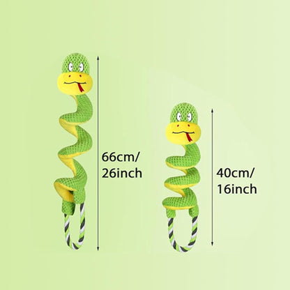 Ungtyb Dog Chew Toys, Interactive Tug of War Plush Toy, Crinkle Teething Animal, Durable Puppy Pet Supplies for Small Dogs, Indoor & Outdoor Play, Foster Lasting Memories, 15.75in