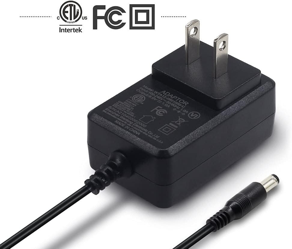 SONICAKE 9V DC 1000mA Power Adapter Center Negative Polarity for Guitar Pedals and Other 9V Electronic Devices