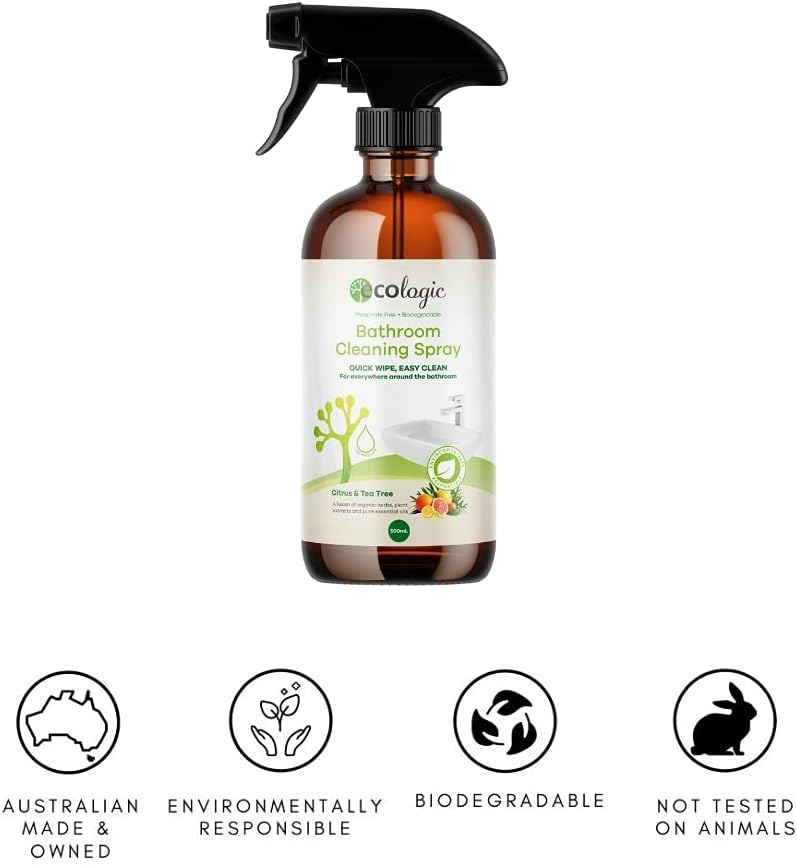 ECOLogic Citrus & Tea Tree Bathroom Cleaning Spray 500ml