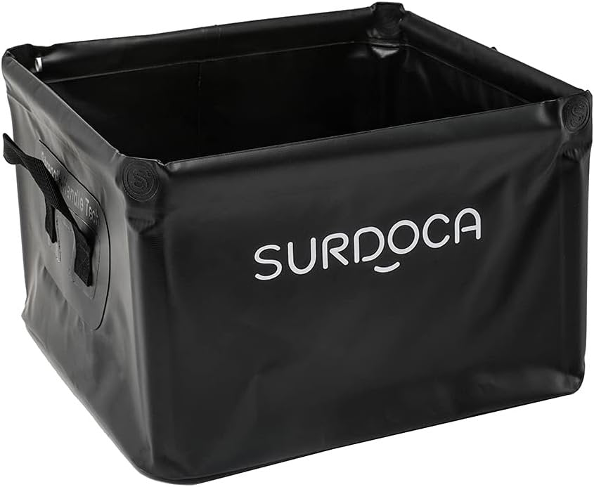 SURDOCA Fully Waterproof Car Trunk Organizer, Foldable Car Boot Storage Box, Multifunctional Storage Box for Car Srorage, Fishing or Barbecue,18 Liters