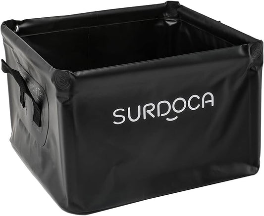 SURDOCA Fully Waterproof Car Trunk Organizer, Foldable Car Boot Storage Box, Multifunctional Storage Box for Car Srorage, Fishing or Barbecue,18 Liters