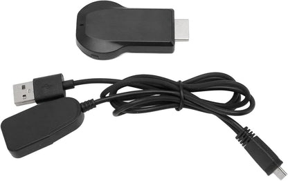 Wireless HD Multimedia Interface Display Dongle Adapter High Definition 1080p HD Output for Mobile Phone Laptop Tablet, Suitable for Online Video Streaming