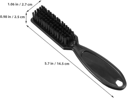 SHERCHPRY 4 Pezzi Spazzola Per Pennello Per Cure Lale Clipper Pulitore Per Attrezzi Da Barbiere Rifere Di Cura Pennello Per La Pulizia Dei Salone Black Plastica