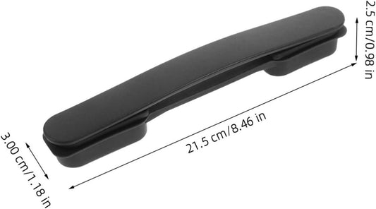 CLISPEED 2pcs Ergonomic Plastic Luggage Handles for Suitcases Comfortable Grip Replacement for Travel Essentials Stylish Design Durable Material Easy Installation for Various Luggage Types