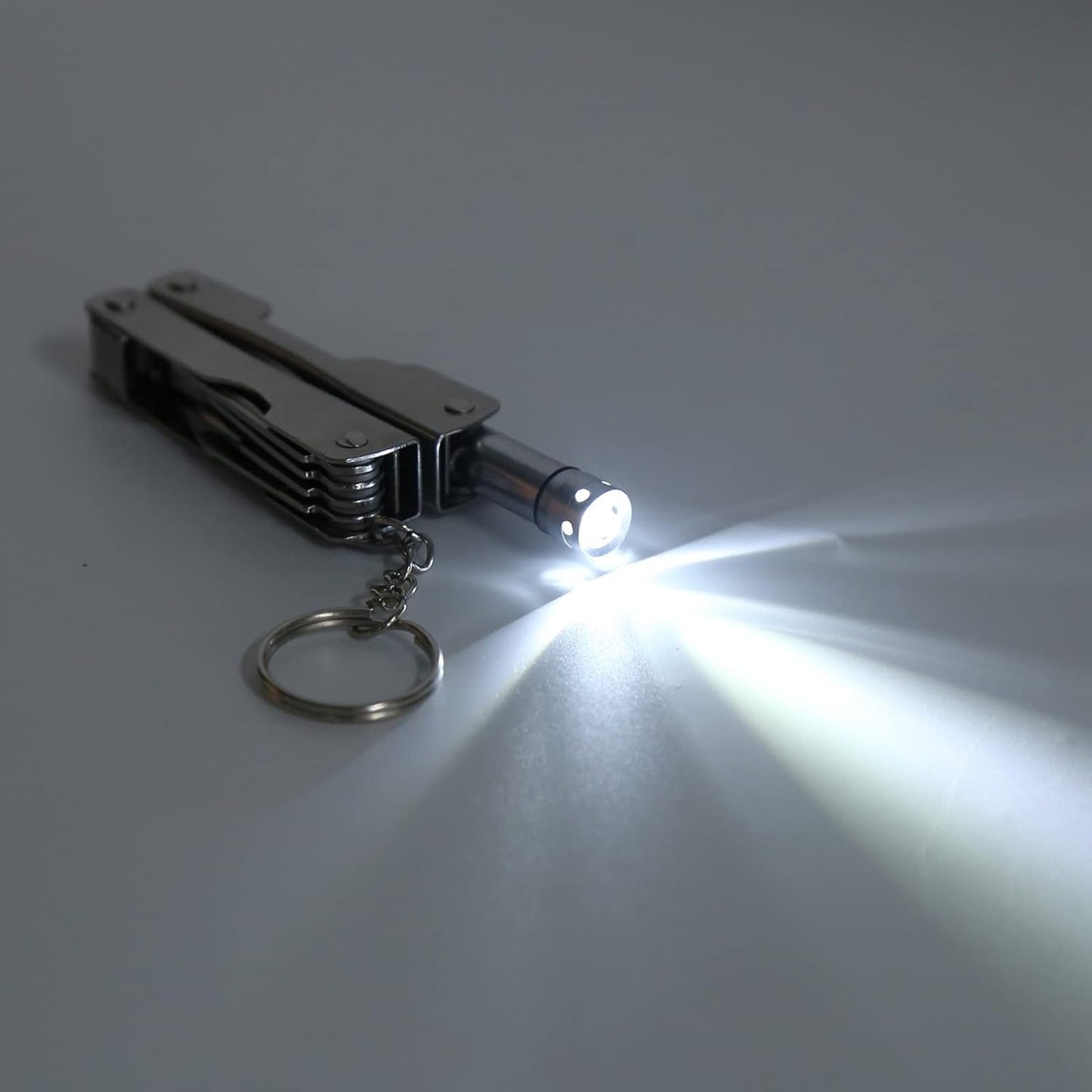 Multitools Multifunctional Mini Tools with Light Multitool Pliers Alloy Steel Outdoor Survival Tool