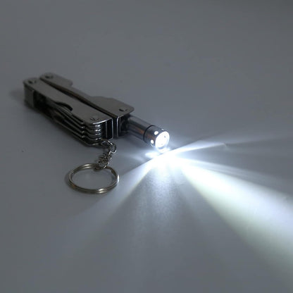 Multitools Multifunctional Mini Tools with Light Multitool Pliers Alloy Steel Outdoor Survival Tool