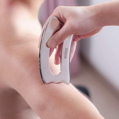 Stainless Steel Gua Sha Scraping Massage Tool IASTM tools for Soft Tissue Therapy and Reduce Back, Legs, Arms,Neck,Shoulder Muscle Pain