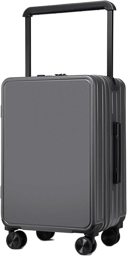 Bagaglio Valigia Trolley Interfaccia USB Valigie Trolley Bagagli Ruote Universali Lucchetto A Combinazione Doganale TSA Valigie Trolley (Color : G, Size : 20 in)