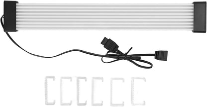 Jectse ARGB Lighting Strip, 260mm 5V Sync Cable Extension Kit, 8 Pin to 2x8 Pin, Black Head, Indoor, LED, PC Cable Kit