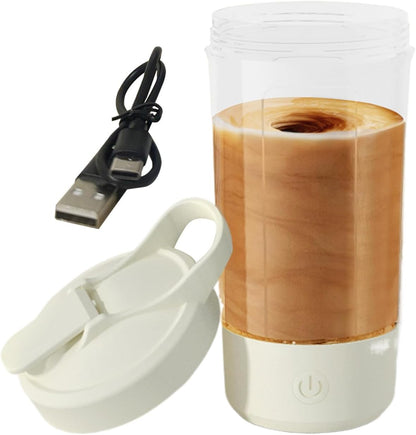 Furtryvl Electric Shaker Bottle, 450ml Leak-Proof Blender Cup, Travel Water Storage, Single-Touch Operating For Gym Hydration Bodybuilding Nutrition