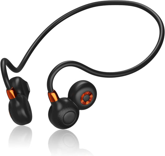 Ortizan Open Ear Headphones, Air Conduction Bluetooth Headset, Bluetooth Headphones IPX6 Waterproof, Clear Calls, 19g Lightweight Wireless Headphones, 10H Playtime, Perfect for Running and Sports