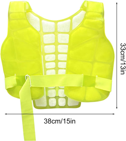 Cooling Vest - Cooling Vest for Men Women | Reusable Adjustable Ice Vests | Personal Protective Equipment & Safety Gear For Work Workout Construction Motorcycle Fishing Sun Protection Camping