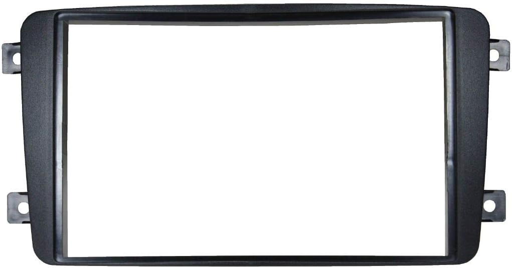 Audioproject A298 Double DIN Car Radio Installation Set Mercedes C-Class W203 CLK W209 Viano Vito Metal Frame Radio Adaptor 2 ISO DIN Aerial Adapters