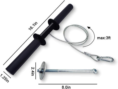 Luwint Wrist and Forearm Roller Blaster, Steel Rope Fitness Arm Exerciser Wrist Trainer Home Gym Accessories