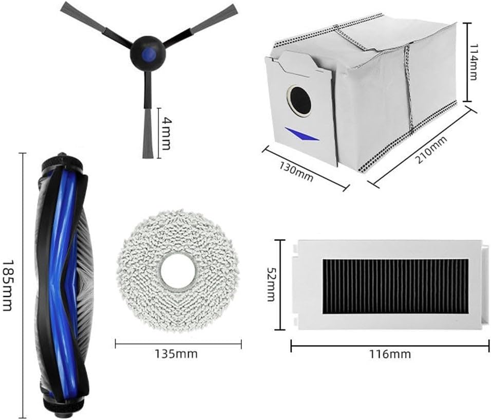 Oniissy Cleaning Essentials, kit di pulizia con filtro principale per spazzole, panno per la polvere, kit di pulizia tutto in uno per spazzole N30, sacchetti filtranti, set di accessori per la pulizia