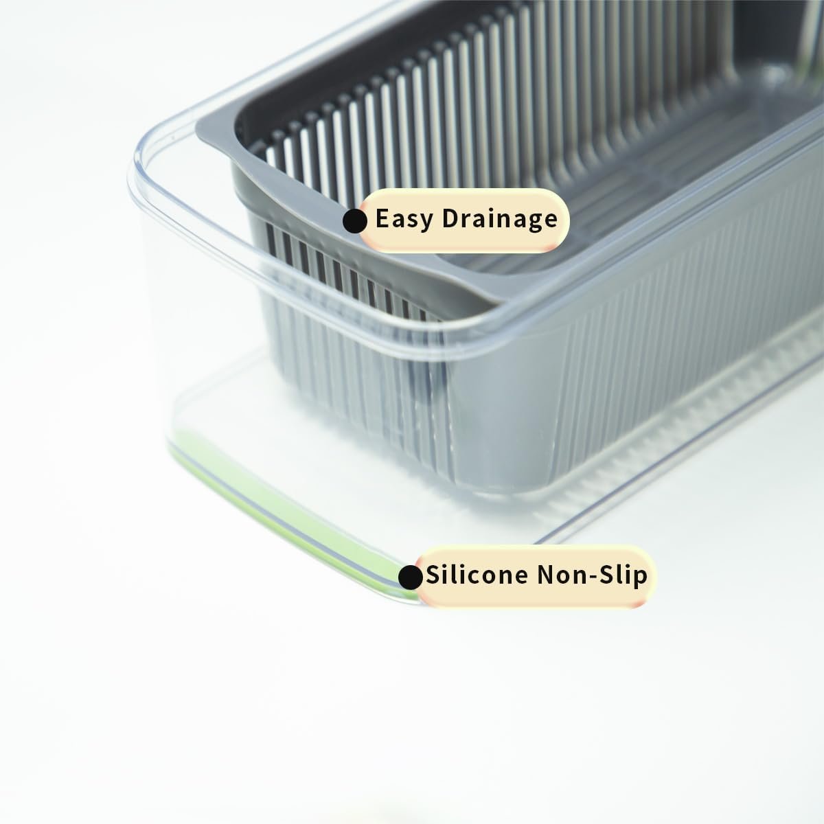 WEPIKK Vegetable Chopper – Heavy Duty, Rust-Resistant Stainless Steel Blades for Effortless Slicing, Dicing & Chopping – Non-Slip Base & Ergonomic Handle – Dishwasher Safe, Easy Meal Prep Tool (White)