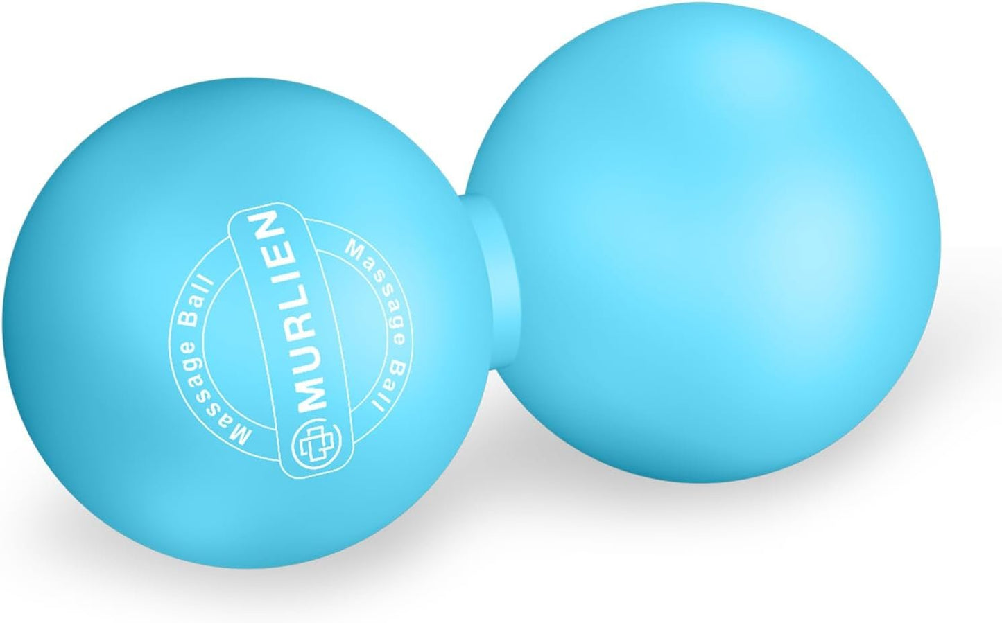 MURLIEN Peanut Massage Ball, Double Lacrosse Massage Ball, Mobility Ball for Physical Therapy, Deep Tissue Massage Tool for Myofascial Release, Muscle Relief, Acupoint Massager - Blue