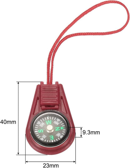 PATIKIL Mini Survival Compass, 25 Pack Button Compass Bulk Kit for Outdoor Hiking Camping Travelling Party Favors