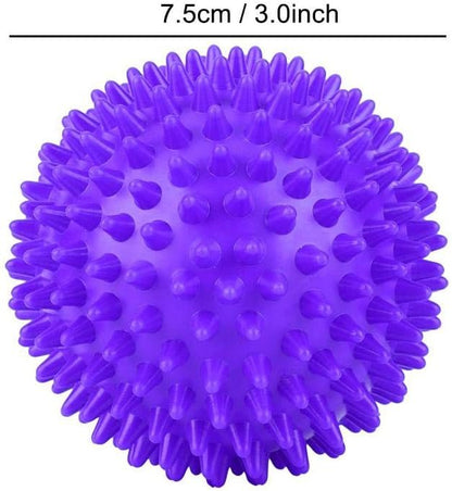 Spiky Massage Ball Roller Massager Ball for Foot Back Trigger Point Therapy, Myofascial Release, and Muscle Recovery.