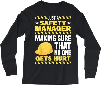 Occupational Health Safety Management Safety Manager T-Shirt, Tank Top, Long Sleeve Shirt, Sweatshirt, Hoodie Men Women Kids Made in Canada