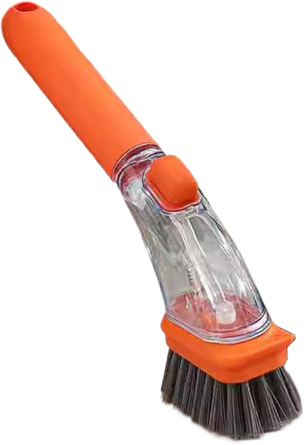 Soap Dispensing Dish Brush, Dish Scrubber Brush, Kitchen Scrub Brush, Handheld Soap Dispensing Brush, Dishes Pots Pans Sink Cleaning Brush for Dishes, Efficient Cleaning Tool for Kitchen Essentials