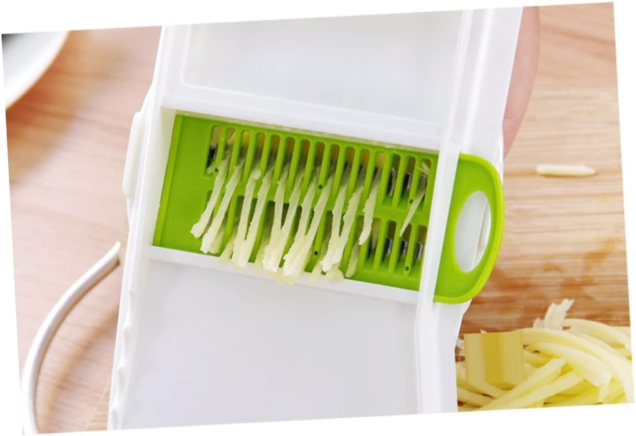 PRETYZOOM Multifunctional Vegetable Slicer Peeler Grater with Blades Kitchen Tool for Efficient Vegetable Shredding Easy Salad Prep and Food Chopping