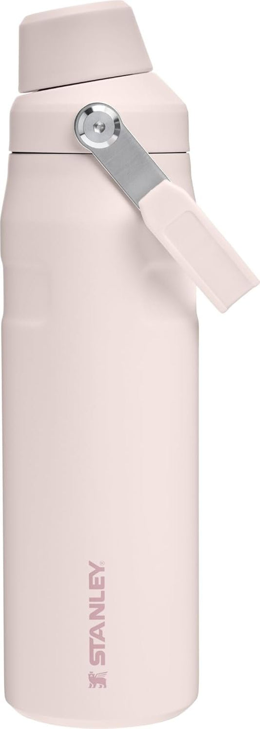 Stanley IceFlow Fast Flow Water Bottle 24 oz | Angled Spout Lid | Lightweight and Leakproof for Travel and Sports | Insulated Stainless Steel | BPA-Free