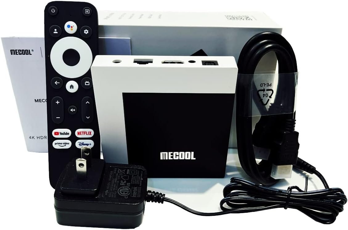 Android 11.0 TV Box, KM7 Plus ATV Box Amlogic S905Y4 AV1 Ultra 4K HDR 2GB RAM 16GB ROM Support 2.4G/5G WiFi BT5.0 4K HDR Box