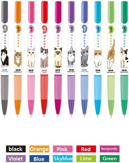 Beecrazee PE 6668 Naong 11-Set Ballpoint Pens, Multicolor