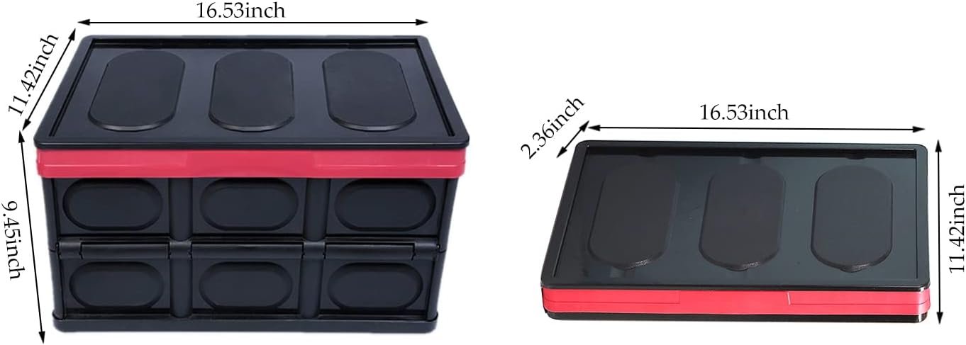 TOOPONE Car Trunk Organizer, Foldable Car Organizer Trunk Organizer for suv with Foldable Cover