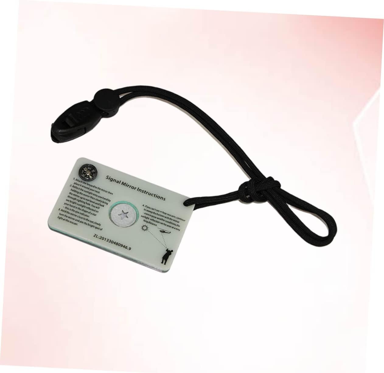 BESPORTBLE Tools Multi-Function Signal Mirror Reflective Mirror Survival Mirror Reflector Outdoor Accessories
