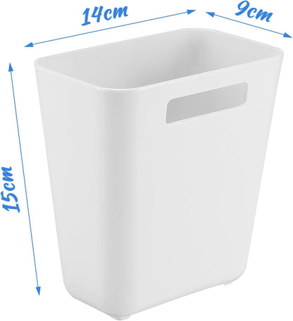 Collazoey 4 Pcs Wall Mounted Self Adhesive Storage Boxes Kitchen Cabinet Door Storage Box for Cabinet Bathroom Refrigerator Small Items Storage Box