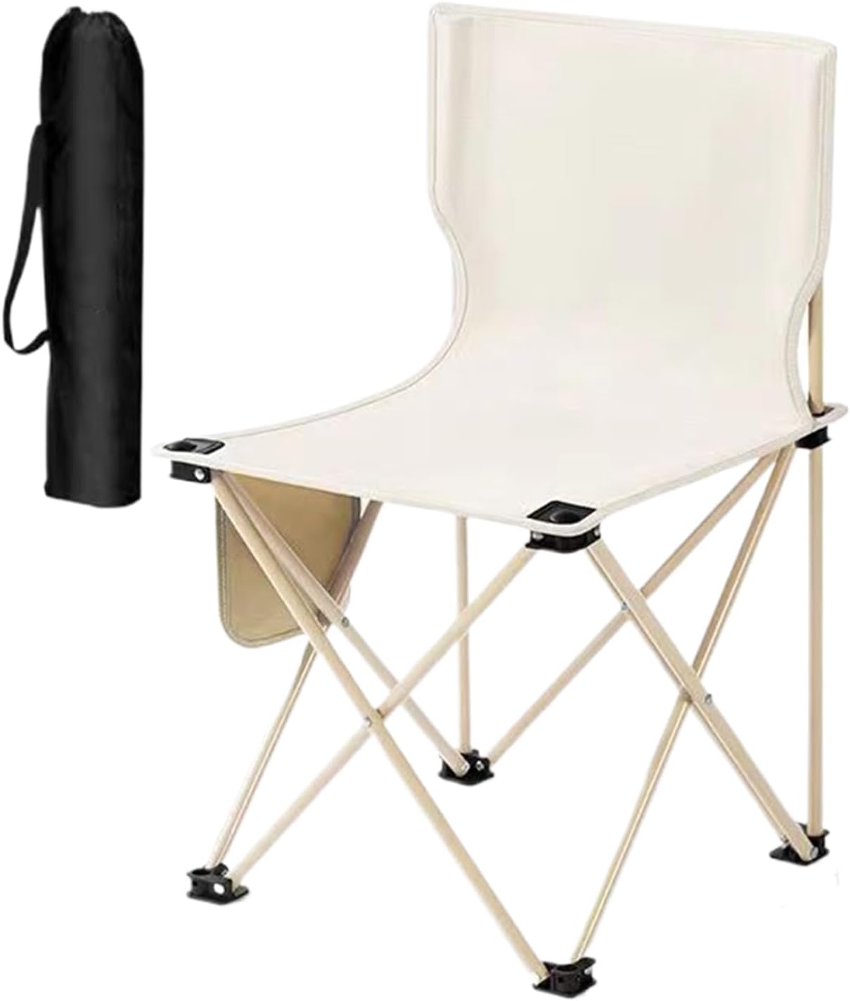 Outdoor Folding Chair | Lightweight Lawn Chair, 286 LBS Weight Capacity, Camping Gear for Travel, Beach, Picnic, Hiking, Backpacking, Fishing