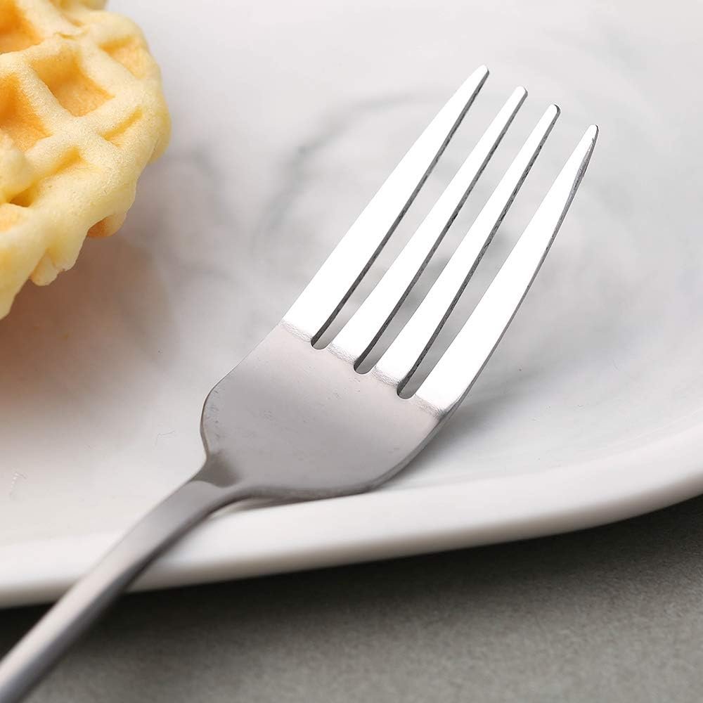 Reusable Utensils Set with case 4pcs Stainless Steel Reusable Silverware for Lunch for Lunch Box Dorm Work School, Picnic Easy to Clean,Camping Cutlery Set,Lunch Box for Men Dishwasher Safe