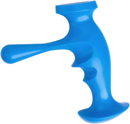LeeQinersw Portable T Shaped Massager for Full Body Relief, blue