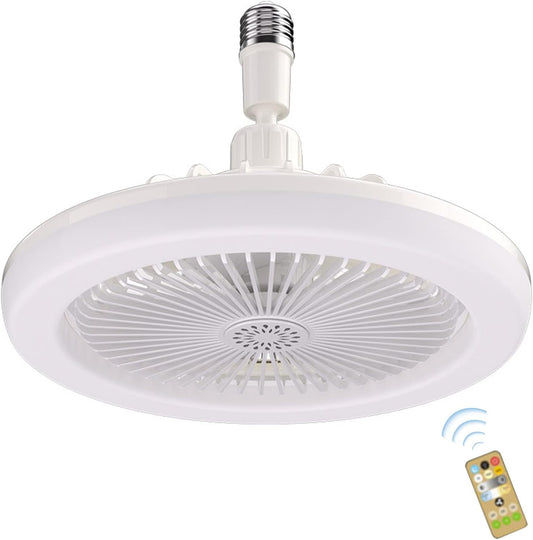 Cymwer Lampada della ventola di aromaterapia, luce del soffitto della ventola aroma con telecomando, a 3 velocità Dimmabile muto del vento Dimmabile for il dormitorio